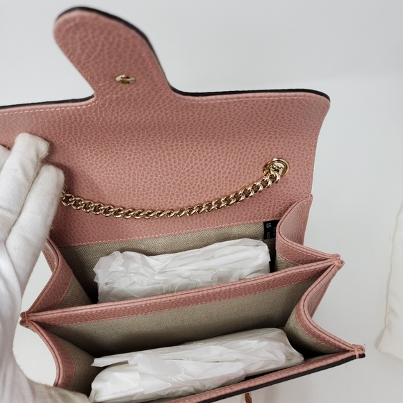 Gucci GG Interlocking Pink Crossbody Bag Brand New - Picture 9 of 13
